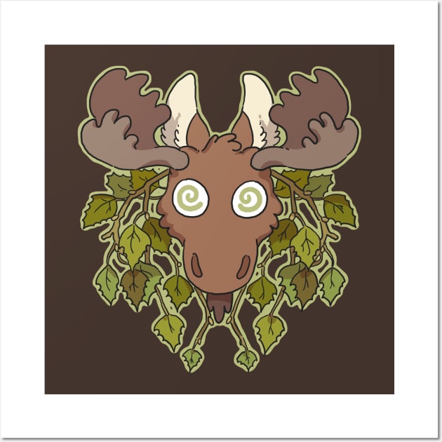 Moose Head Wall Art by goccart